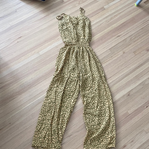 Baju Bali Yellow and Green Jumpsuit - Picture 1 of 4